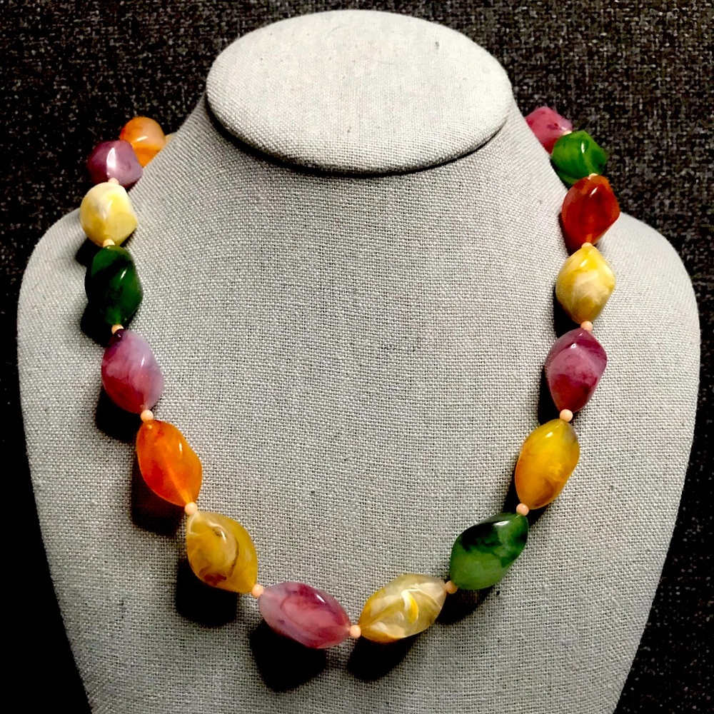 Acrylic Beaded Necklace